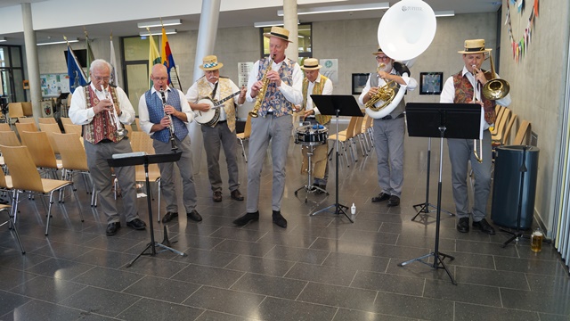 nach dem Festakt - die Jazz-Formation der Harmonie du Vésinet